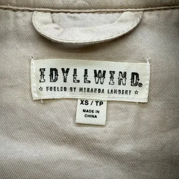 Idyllwind Shacket Women's Xs Brown Cream Southwester Print Western Gear Wool - Picture 7 of 12